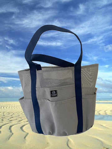 Whale Bag Grey w Dark Blue straps and a surprise Stormy Gray strap