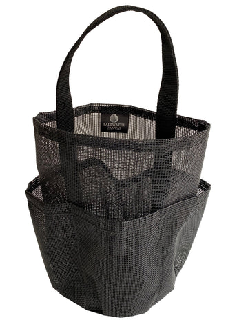 3 Black Mesh Small Shower Bags * Save 30% at checkout and get 1 free