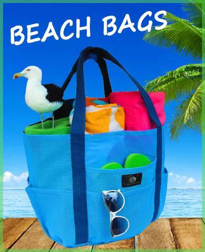 Mesh bags & shower bags for beach, dorm, camp, gym, pool, travel